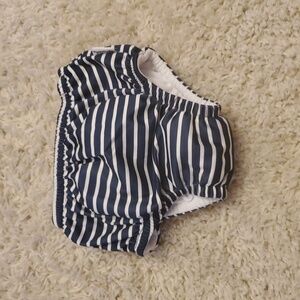 5 For $25 Green Sprouts Striped Navy and White Kids Swim Diaper Size 24 Months